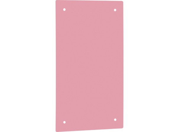 Smart Малая металлическая накладка розовая