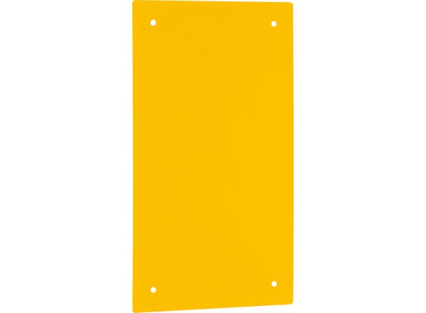 Smart Малая металлическая накладка жёлтая