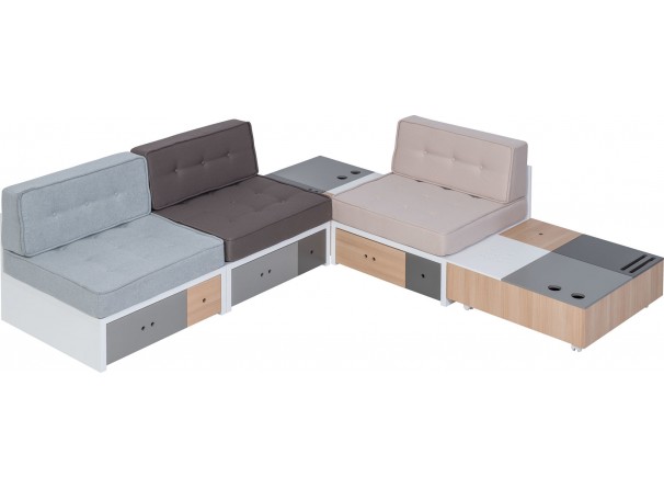 Custom Угловой диван со столиком