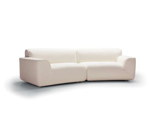 set 2 2 seater round left + 2 seater round right