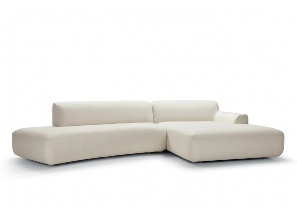 set 4 146 46 bench round large left  + chaiselongue wide right 
