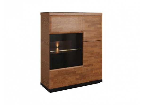 Verano Barek wysoki 1DS1D prawy  z oświetleniem