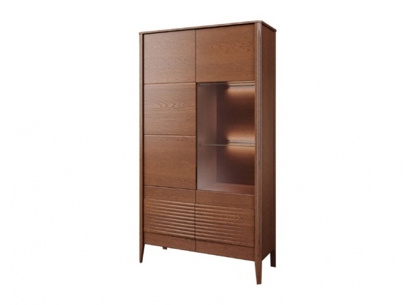 Mebin Witryna  podwójna lewa 1DS1D  z oświetleniem