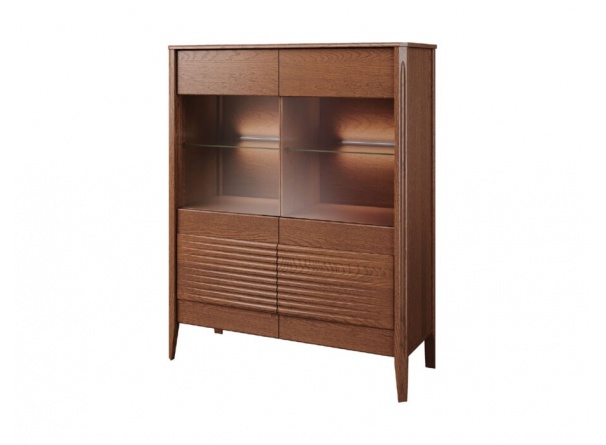 Mebin Witryna niska 2DS z oświetleniem