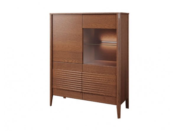 Mebin Szafka z barkiem lewa 1DS1D z oświetleniem